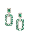 Eye Candy La Women's The Luxe Collection Layla Brass & Cubic Zirconia Drop Earrings