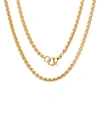 ANTHONY JACOBS MEN'S 18K GOLDPLATED STAINLESS STEEL CHAIN NECKLACE