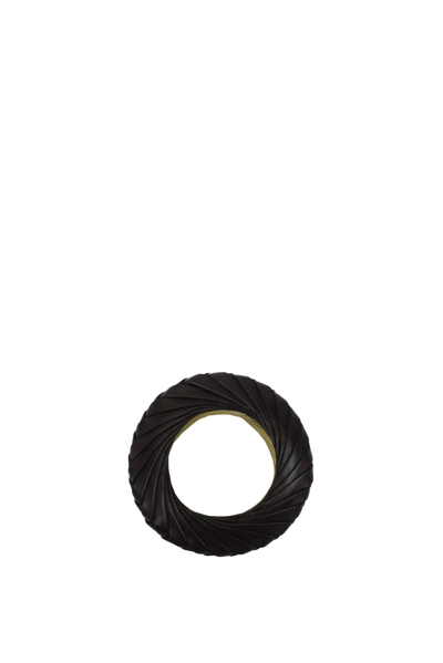 Bottega Veneta Bracelets Leather In Brown