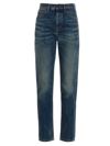 SAINT LAURENT WASHED-EFFECT JEANS