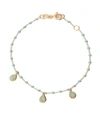 Gigi Clozeau 18kt Yellow Gold Beaded Charm Bracelet In Gold