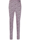 Versace Greca Signature Leggings In Pink,black