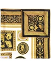 VERSACE CORNICI PRINT SILK SCARF