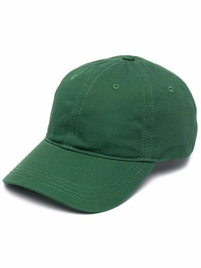 Lacoste Curved Peak Baseball Cap In Green