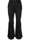 MONCLER MID-RISE FLARED SKI PANTS