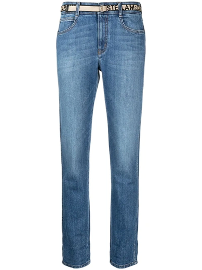 STELLA MCCARTNEY SLIM-LEG CROPPED JEANS