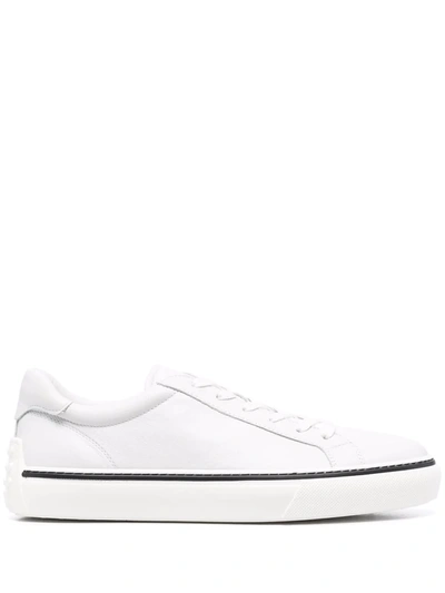 Tod's Low-top Lace-up Sneakers In White