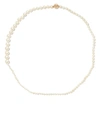 SOPHIE BILLE BRAHE 14KT YELLOW GOLD PETITE PEGGY PEARL NECKLACE