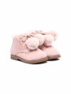 AGE OF INNOCENCE POMPOM DETAIL BOOTS