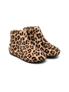 Age Of Innocence Chiara Leopard-print Boots In Brown