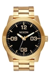 NIXON 'THE CORPORAL' BRACELET WATCH, 48MM