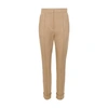Max Mara Volto High-rise Slim Pants In Verde Kaki