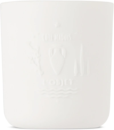 L'objet Côté Maquis Candle, 10 oz In White/black