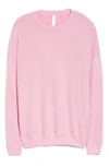 Alo Yoga Soho Pullover In Parisian Pink