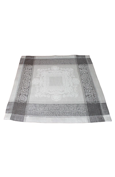 French Home Cleopatra Linen Napkin In Shades Of Grey