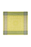French Home Cleopatra Linen Tablecloth In Green And Yellow