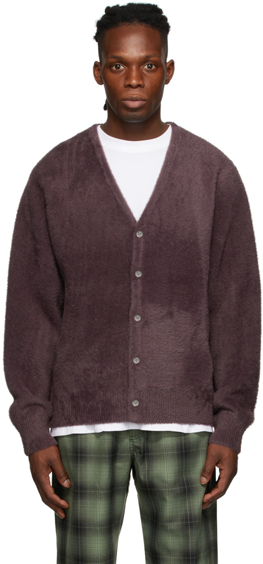 トップス basic shaggy cardigan Shaggy Cardigan – Premier