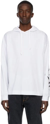 Alyx White Scar Hoodie In White