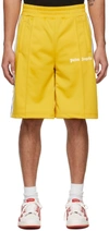 PALM ANGELS YELLOW CLASSIC TRACK SHORTS