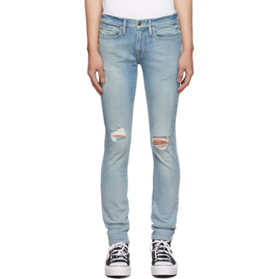 Frame Blue 'l'homme Skinny' Jeans In Meridian