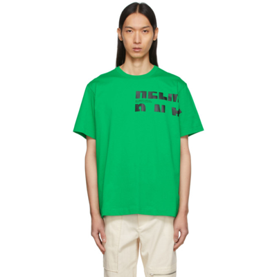 Helmut Lang Logo-print Short-sleeve T-shirt In Peppermint