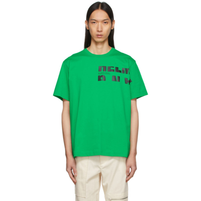 Helmut Lang Logo-print Short-sleeve T-shirt In 0ie Peppermint