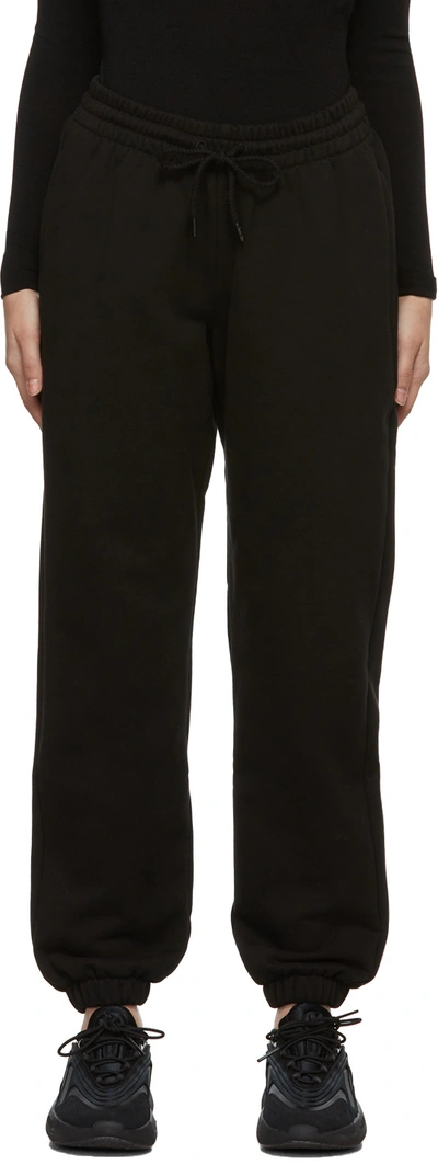 Wardrobe.nyc Drawstring-waist Cotton Track Pants In Black