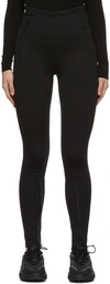 Wardrobe.nyc Slit-detail High-waist Leggings In Black