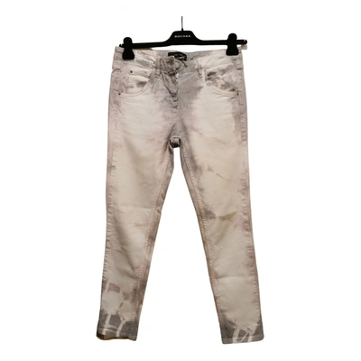 Pre-owned Isabel Marant Straight Jeans In Beige