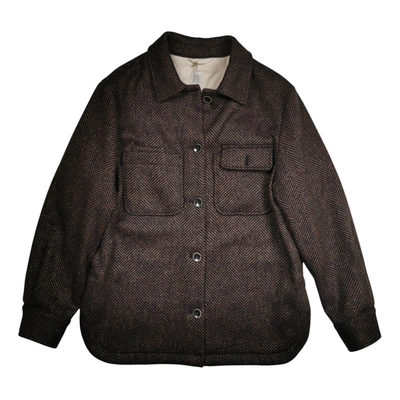 Pre-owned Eleventy Wool Jacket In Brown