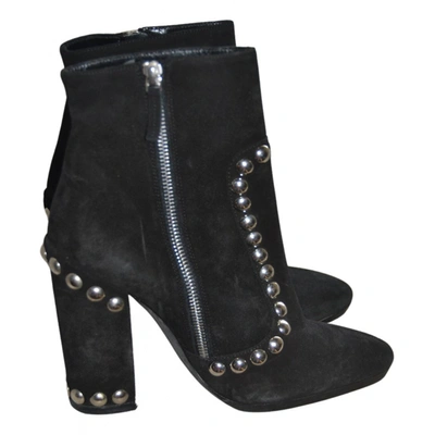 Pre-owned Giambattista Valli Ankle Boots In Black