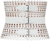 ALAÏA WHITE 1992 LARGE VIENNE CORSET BELT