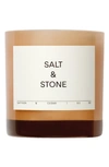 Salt & Stone Saffron & Cedar Scented Candle