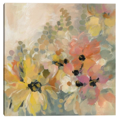 Masterpiece June Flower Bed By Silvia Vassileva Wrapped Canvas Art Print | 35" X 35" | Lord & Taylor In Multicolor