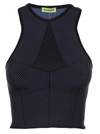 Gauge81 Black & Blue Delta Top In 186