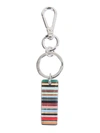 PAUL SMITH KEY RING WITH STRIPED TAG