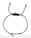 Sydney Evan Diamond Evil Eye Pull-cord Bracelet