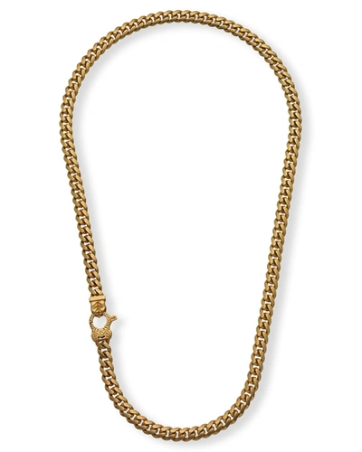 Marco Dal Maso Flaming Tongue Link Necklace, Gold