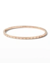 CHOPARD ICE CUBE 18K ROSE GOLD SEMI-DIAMOND BANGLE BRACELET