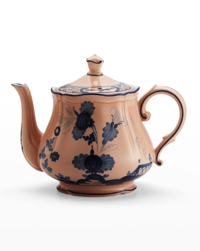 Ginori Antico Doccia Teapot With Cover