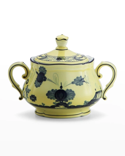 Ginori Antico Doccia Sugar Bowl With Cover