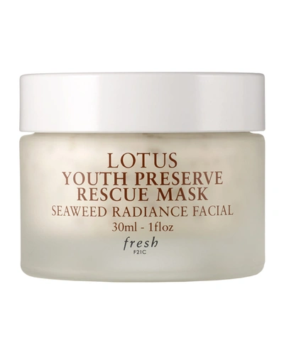 Fresh 1 Oz. Lotus Youth Preserve Rescue Mask