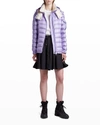 Moncler Dalles Quilted Puffer Jacket In Purple