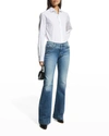 7 For All Mankind Dojo Ultra High Waist Wide Leg Jeans In Lyle