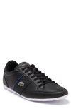 Lacoste Nivolor Leather Sneaker In Blk/blu