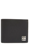 GIVENCHY 4G BIFOLD CALFSKIN LEATHER WALLET