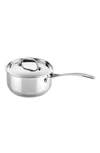 Mepra Glamour Stone Stainless Steel Casserole In Stainless Steel