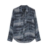Rails Hunter Tie-dyed Button-front Shirt In Blue