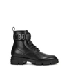 Givenchy Terra Logo-hardware Leather Ankle Boots In Black