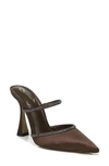 Sam Edelman Women's Anita Embellished High Heel Mules In Chocolate